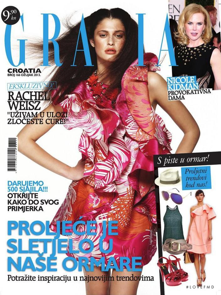  featured on the Grazia Croatia cover from March 2013