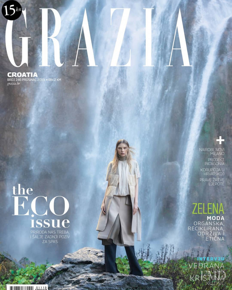  featured on the Grazia Croatia cover from December 2019