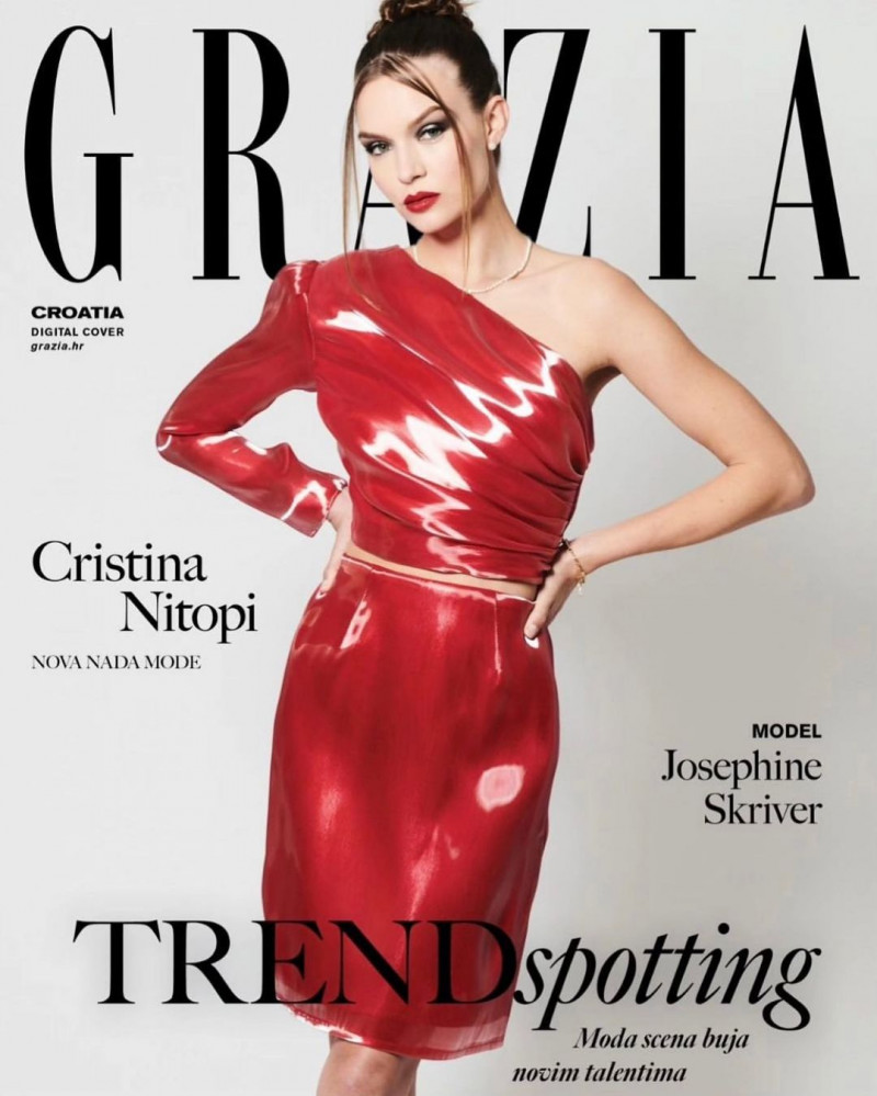 Josephine Skriver featured on the Grazia Croatia cover from June 2023