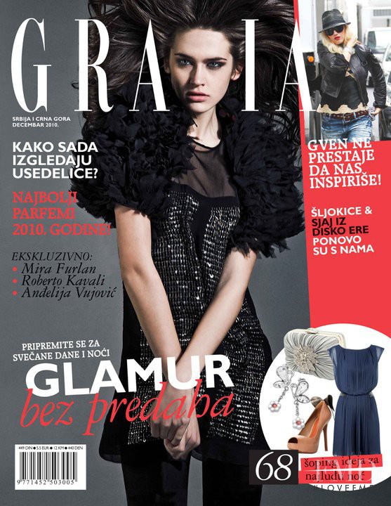 featured on the Grazia Serbia cover from December 2010