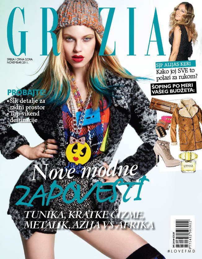  featured on the Grazia Serbia cover from November 2011