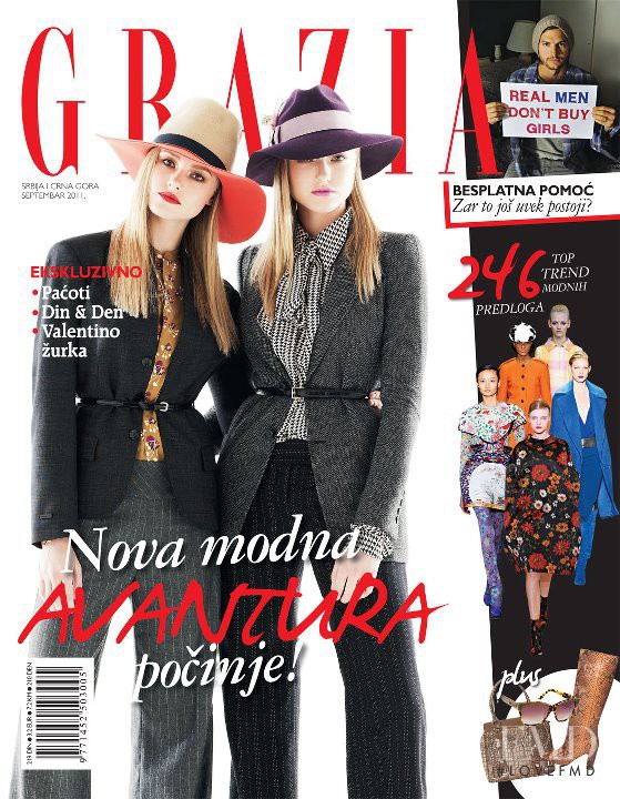  featured on the Grazia Serbia cover from September 2011