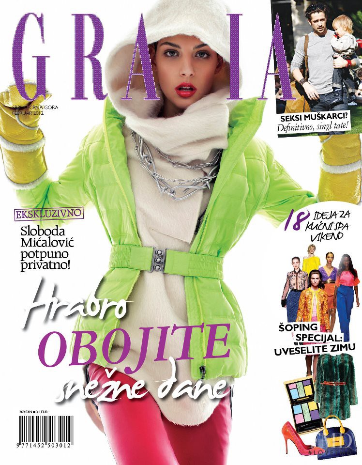  featured on the Grazia Serbia cover from February 2012