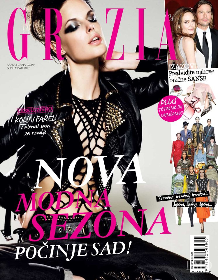  featured on the Grazia Serbia cover from September 2012
