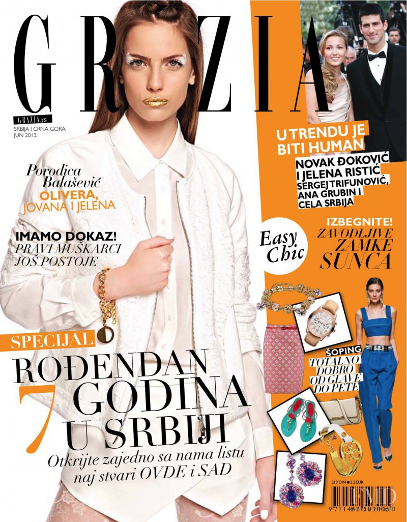  featured on the Grazia Serbia cover from June 2013