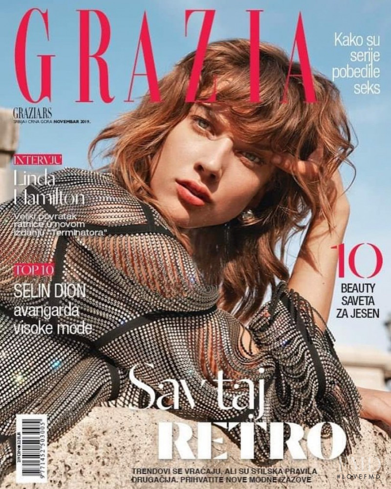  featured on the Grazia Serbia cover from November 2019