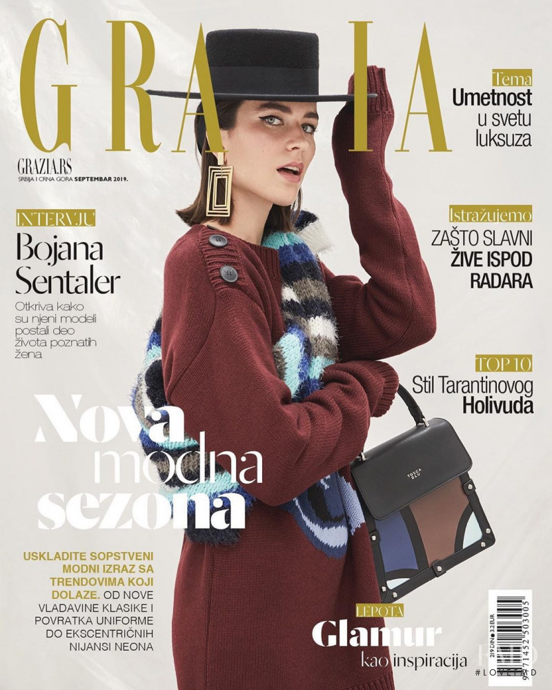 featured on the Grazia Serbia cover from September 2019