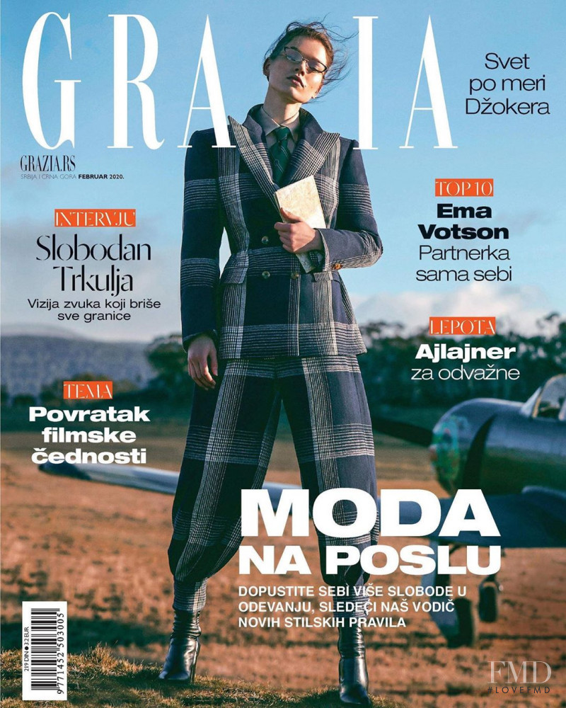  featured on the Grazia Serbia cover from February 2020