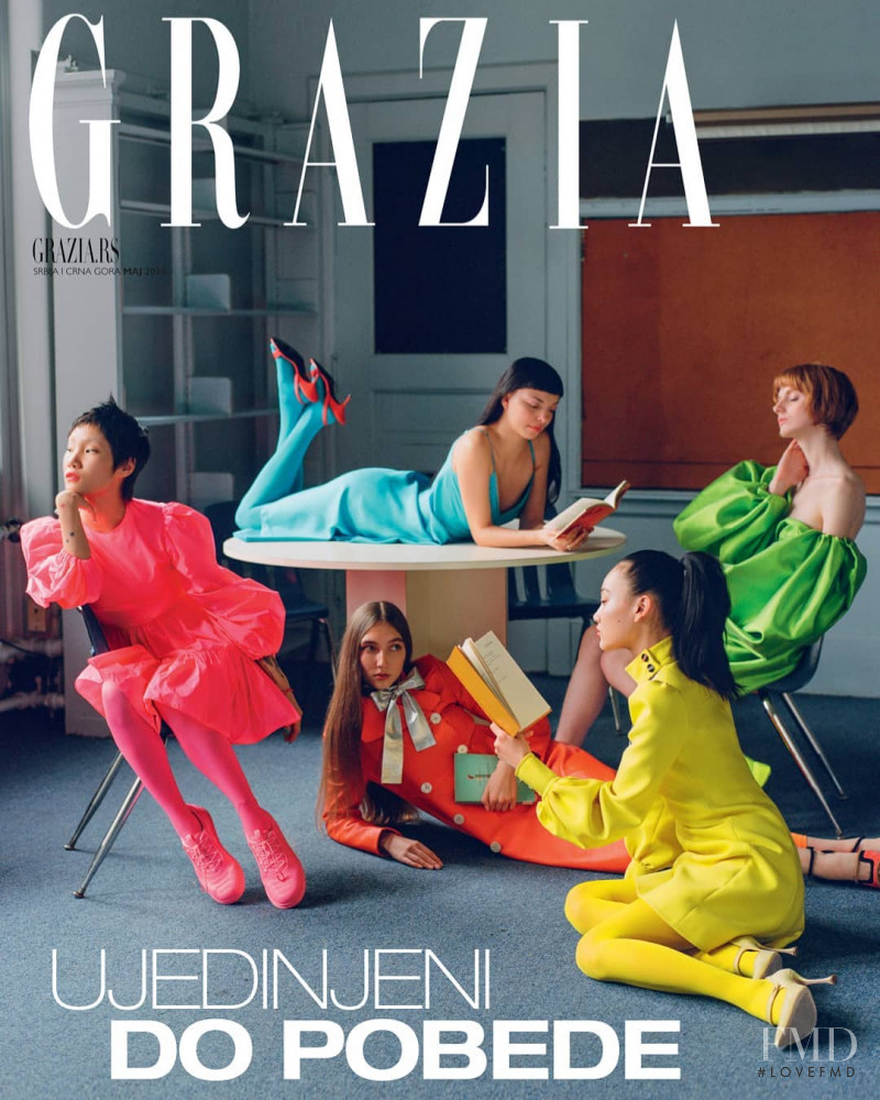  featured on the Grazia Serbia cover from May 2020