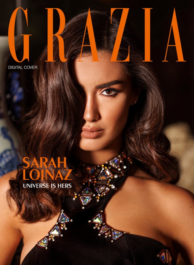 Sarah Loinaz featured on the Grazia Bulgaria cover from November 2022