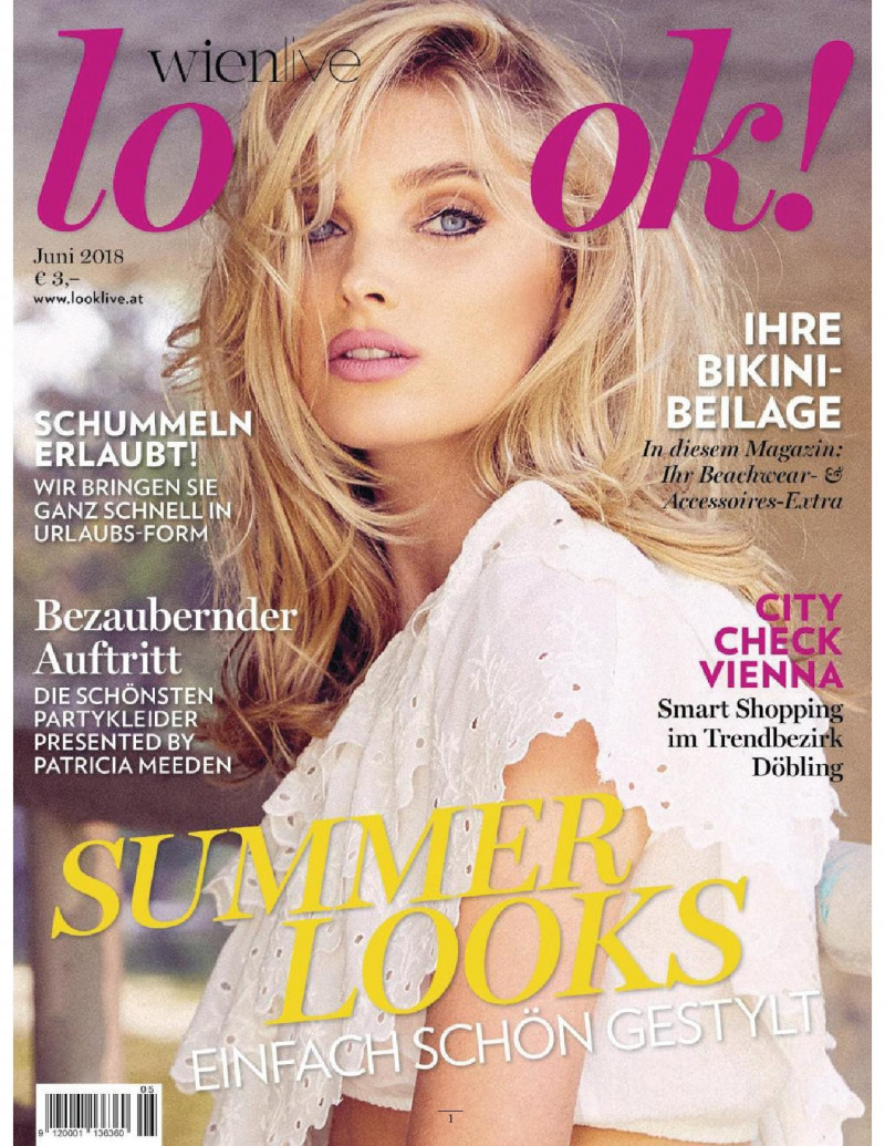 Elsa Hosk featured on the Look! Wien Live cover from June 2018