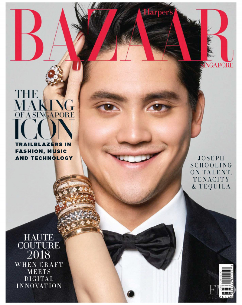  featured on the Harper\'s Bazaar Singapore cover from June 2018
