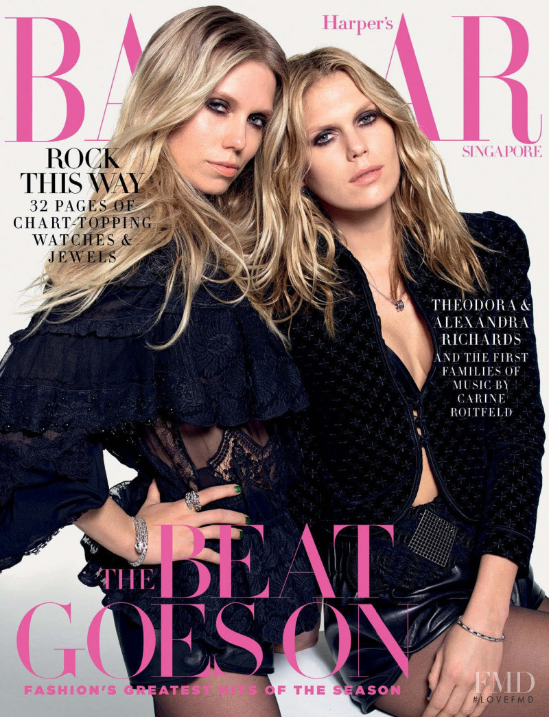  featured on the Harper\'s Bazaar Singapore cover from September 2018