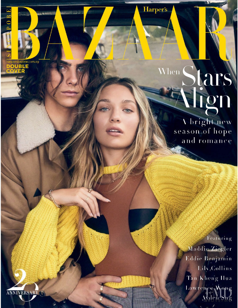  featured on the Harper\'s Bazaar Singapore cover from September 2021