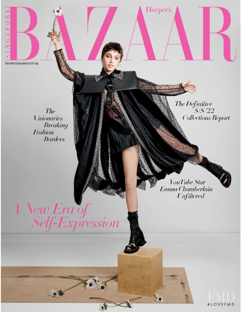  featured on the Harper\'s Bazaar Singapore cover from March 2022