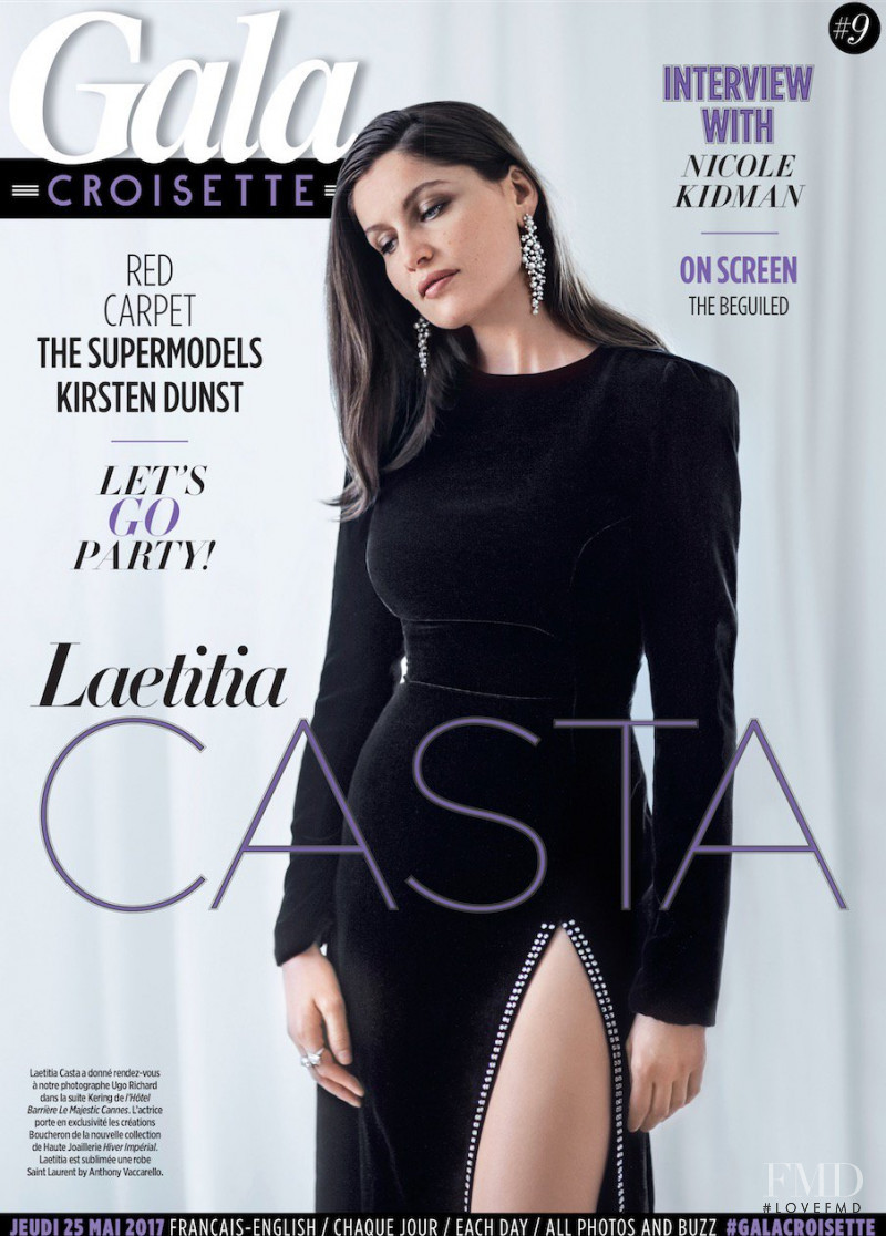 Laetitia Casta featured on the Gala France cover from May 2017
