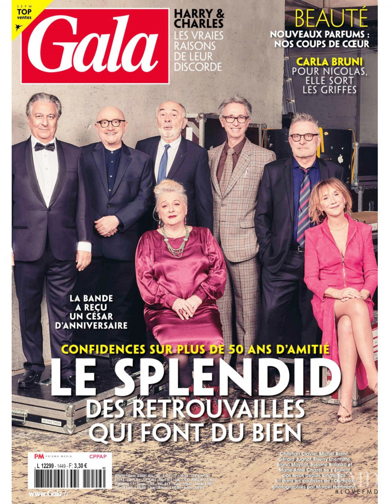  featured on the Gala France cover from March 2021