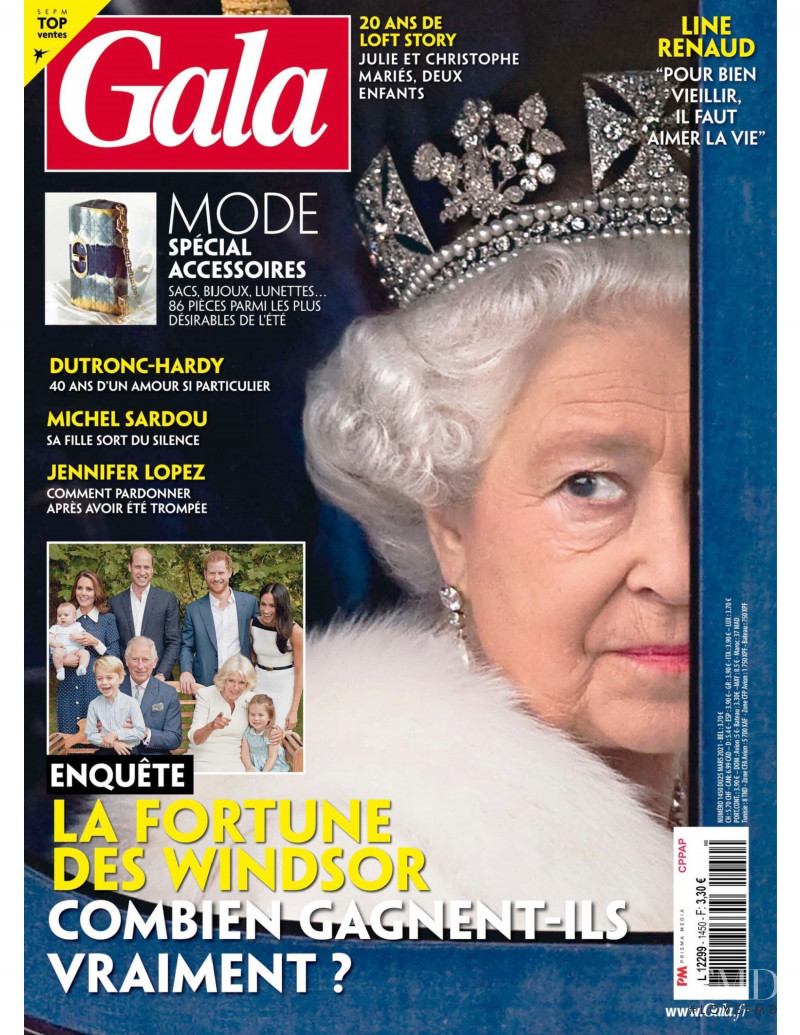  featured on the Gala France cover from March 2021