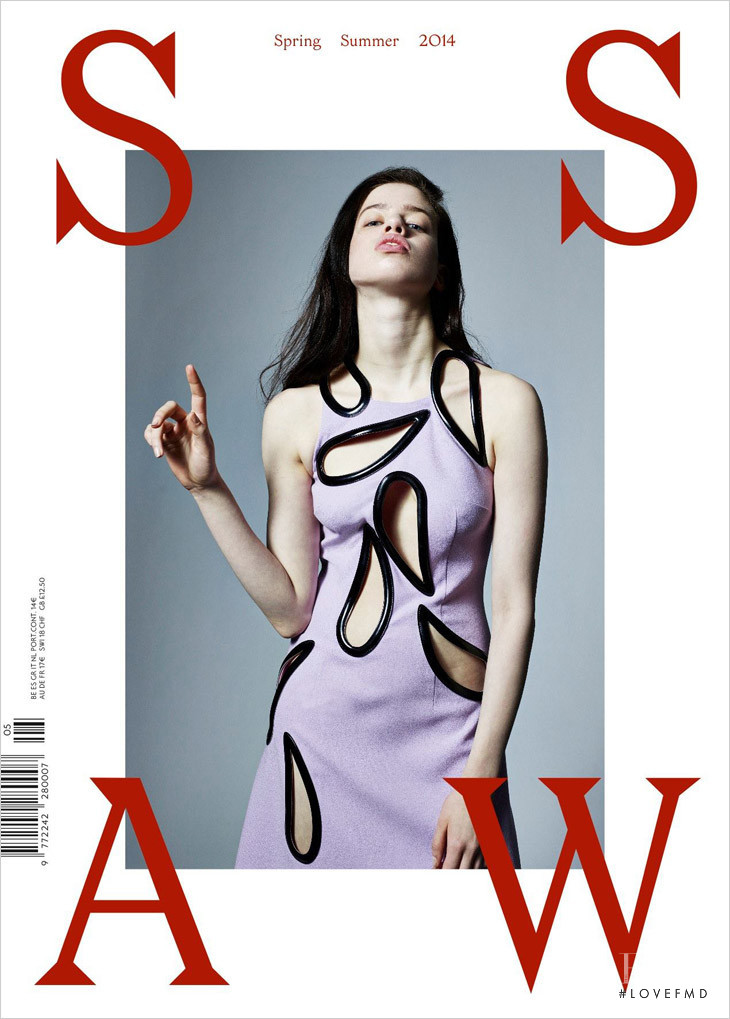 Lily McMenamy featured on the SSAW cover from February 2014