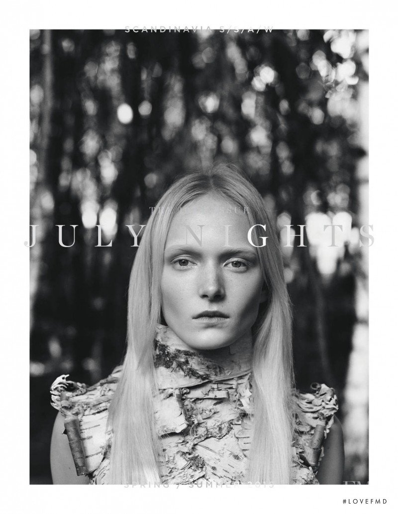 Maja Salamon featured on the SSAW cover from January 2015