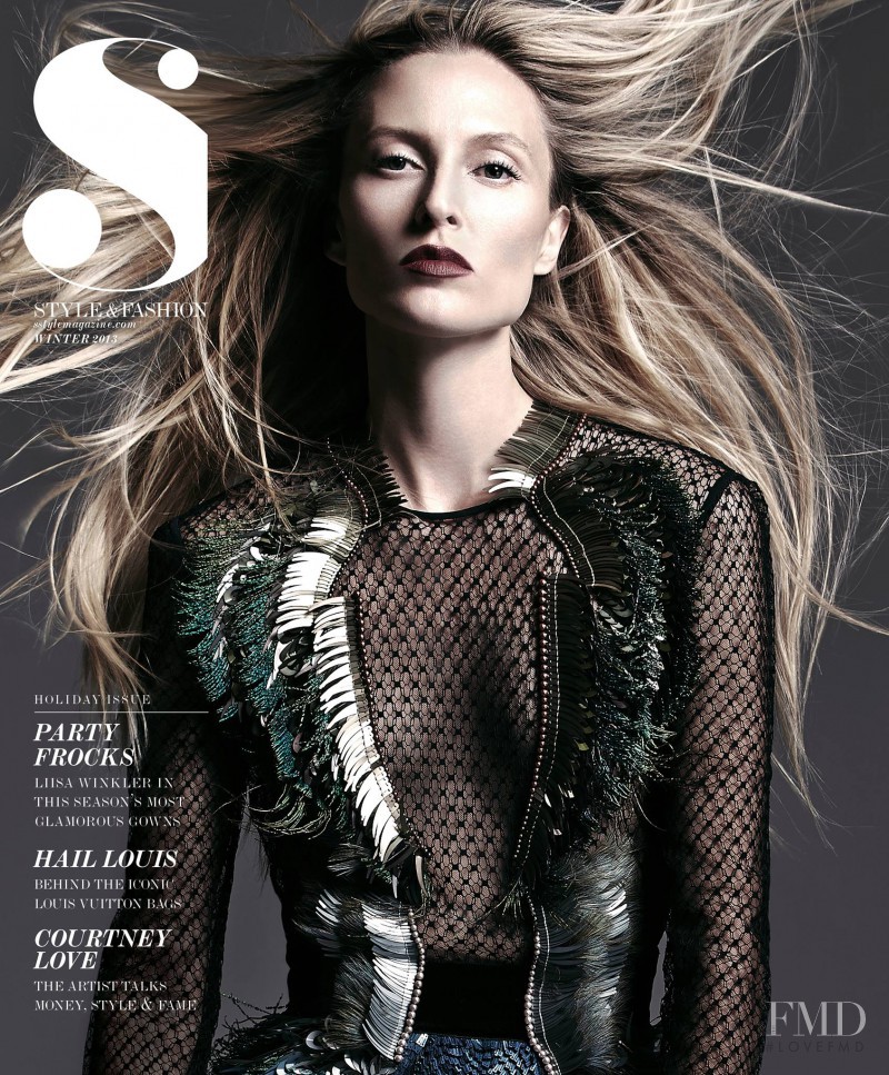 Liisa Winkler featured on the S Style & Fashion cover from December 2013