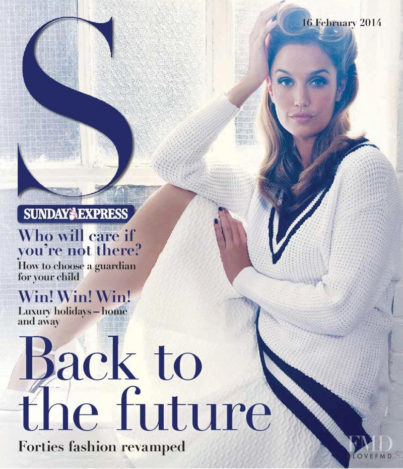 Bailey Nortje featured on the S Style & Fashion cover from February 2014