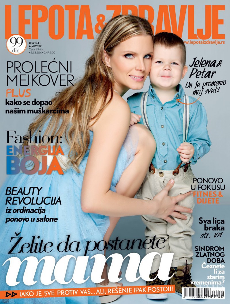  featured on the Lepota & Zdravlje Serbia cover from April 2012