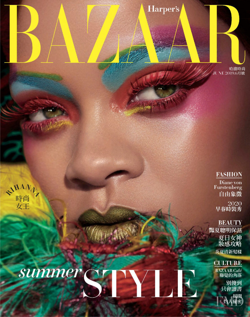  featured on the Harper\'s Bazaar Taiwan cover from June 2019