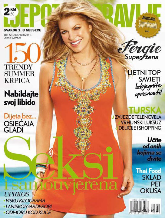 Fergie featured on the Ljepota & Zdravlje Bosnia & Herzegovina cover from July 2011