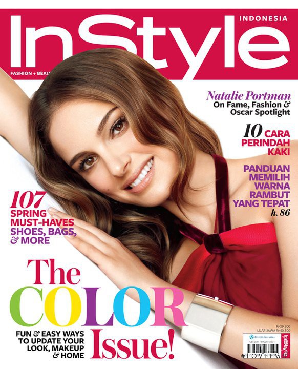 Natalie Portman featured on the InStyle Indonesia cover from May 2011