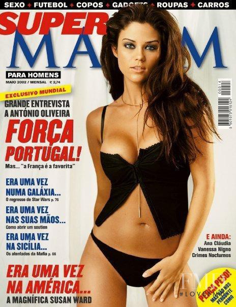Susan Ward featured on the Maxim Portugal cover from May 2002