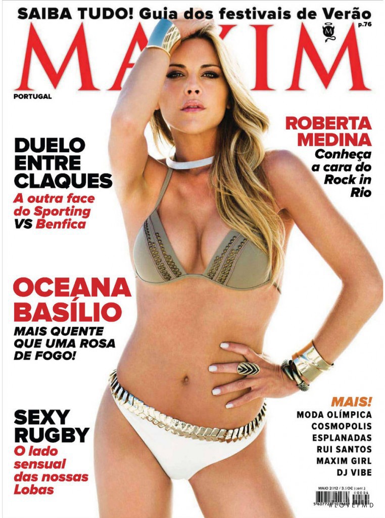 Cover of Maxim Portugal with Oceana Basílio, May 2012 (ID:13684) Magazines ...