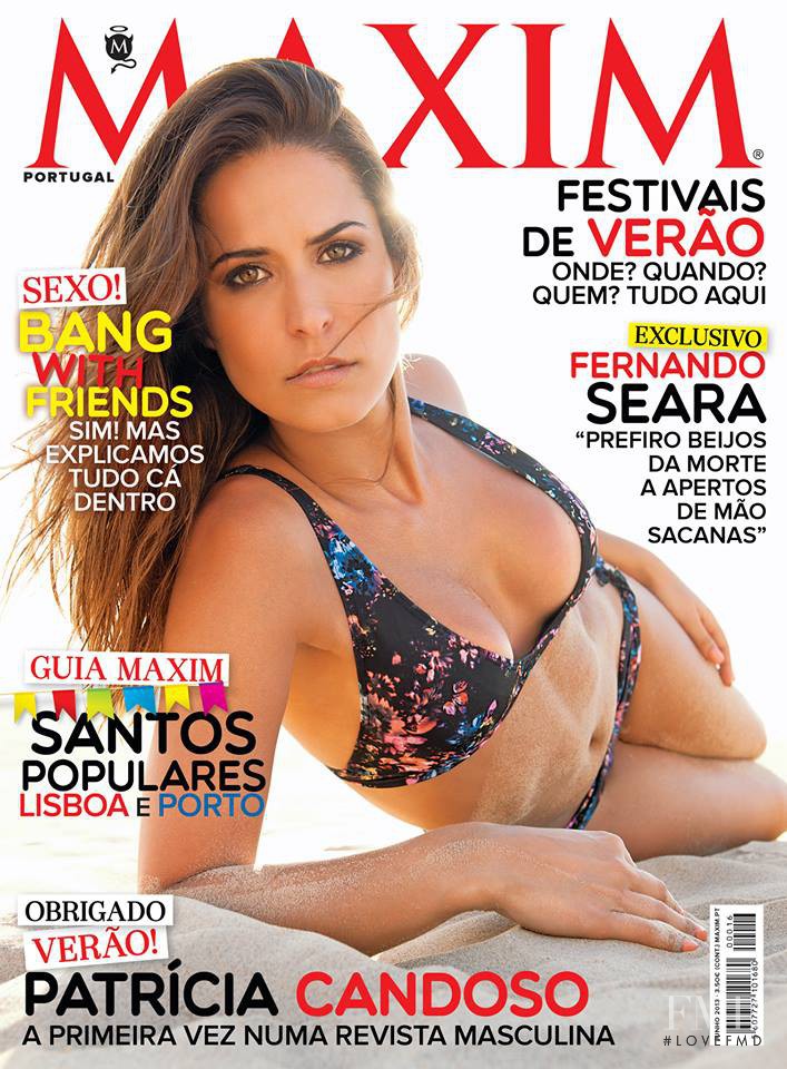 Patrícia Candoso featured on the Maxim Portugal cover from June 2013