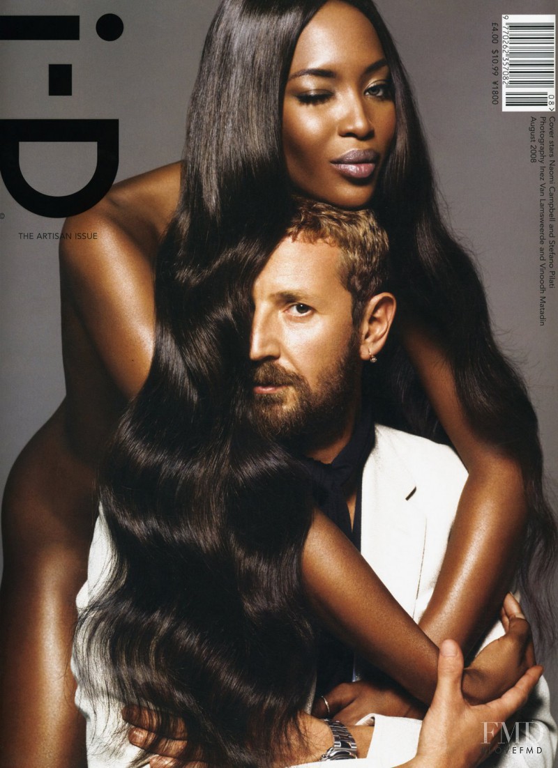 Naomi Campbell featured on the i-D cover from August 2008