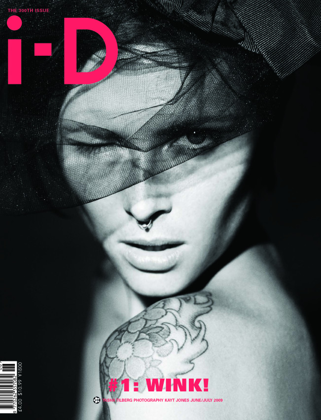Tasha Tilberg featured on the i-D cover from June 2009