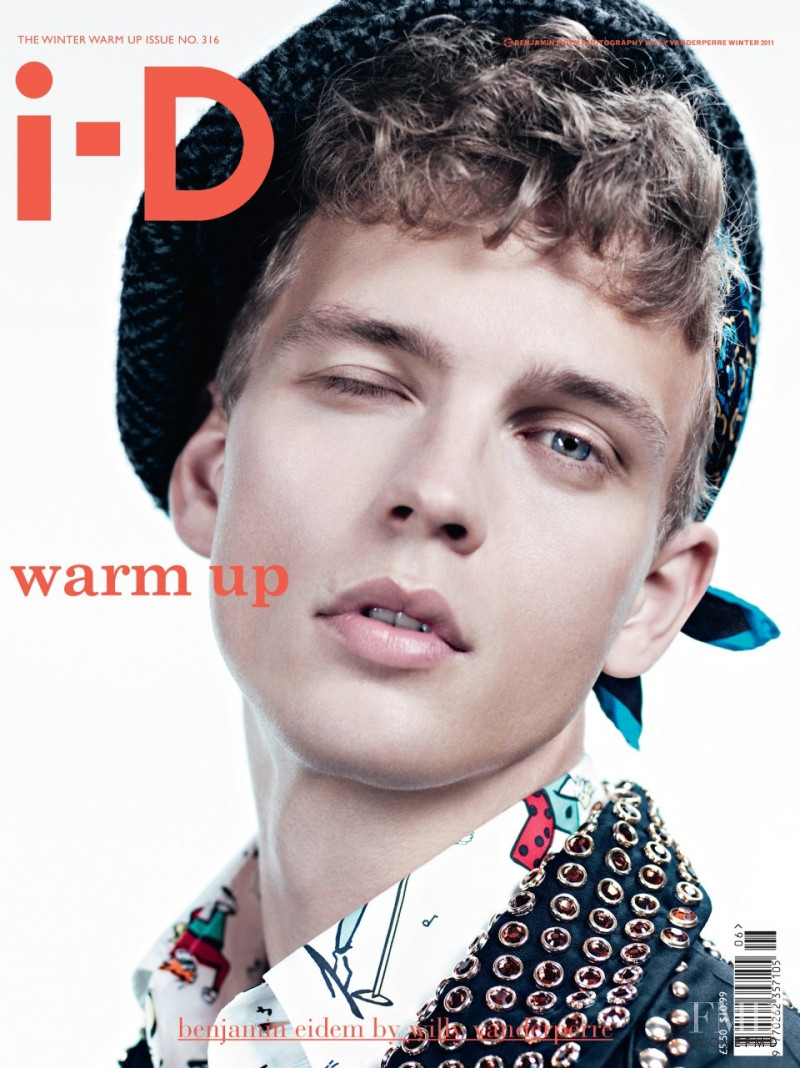Benjamin Eidem featured on the i-D cover from December 2011