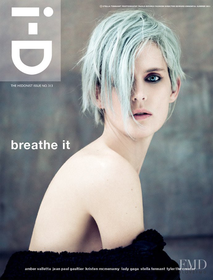 Stella Tennant featured on the i-D cover from June 2011