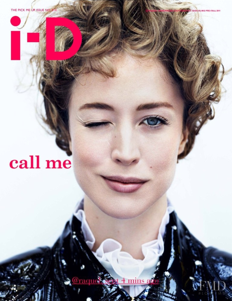Raquel Zimmermann featured on the i-D cover from September 2011
