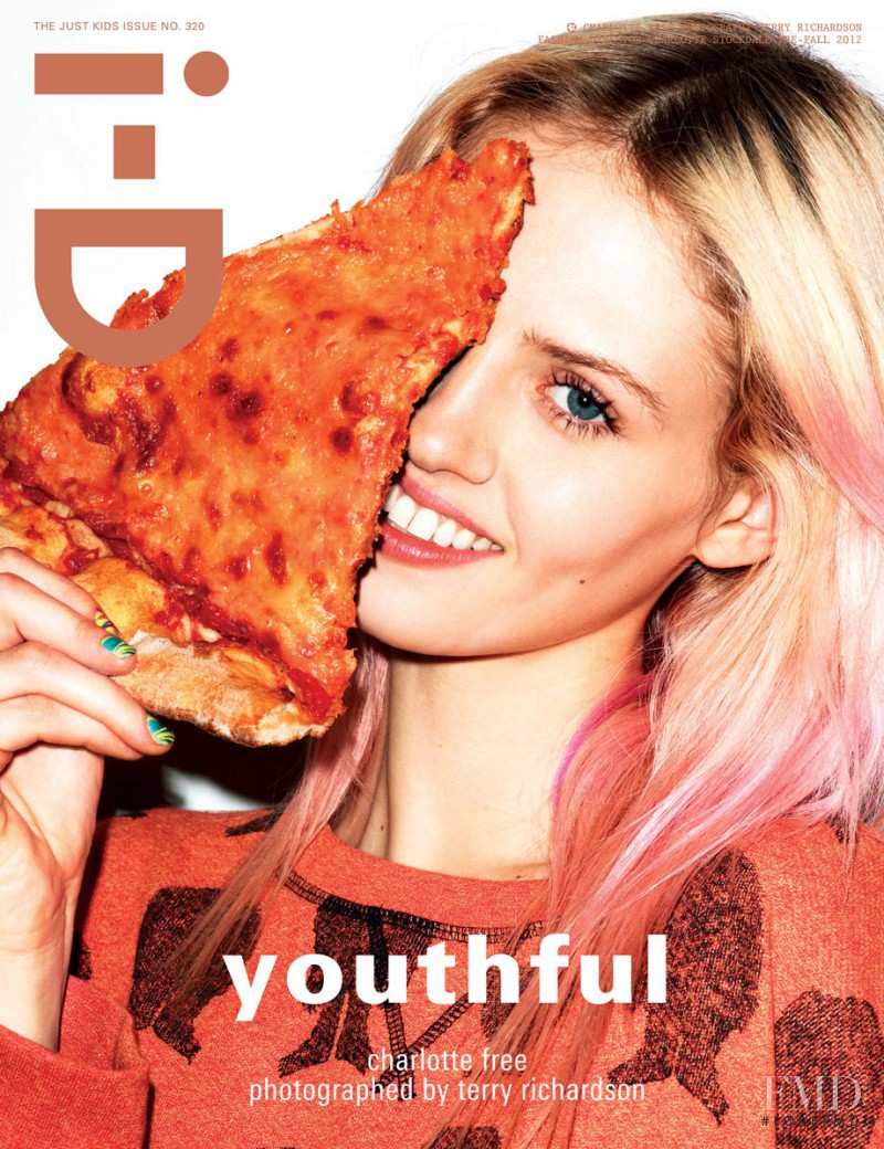 Charlotte Free featured on the i-D cover from August 2012