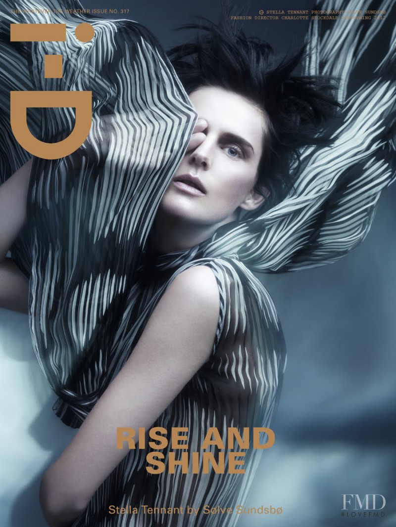 Stella Tennant featured on the i-D cover from February 2012