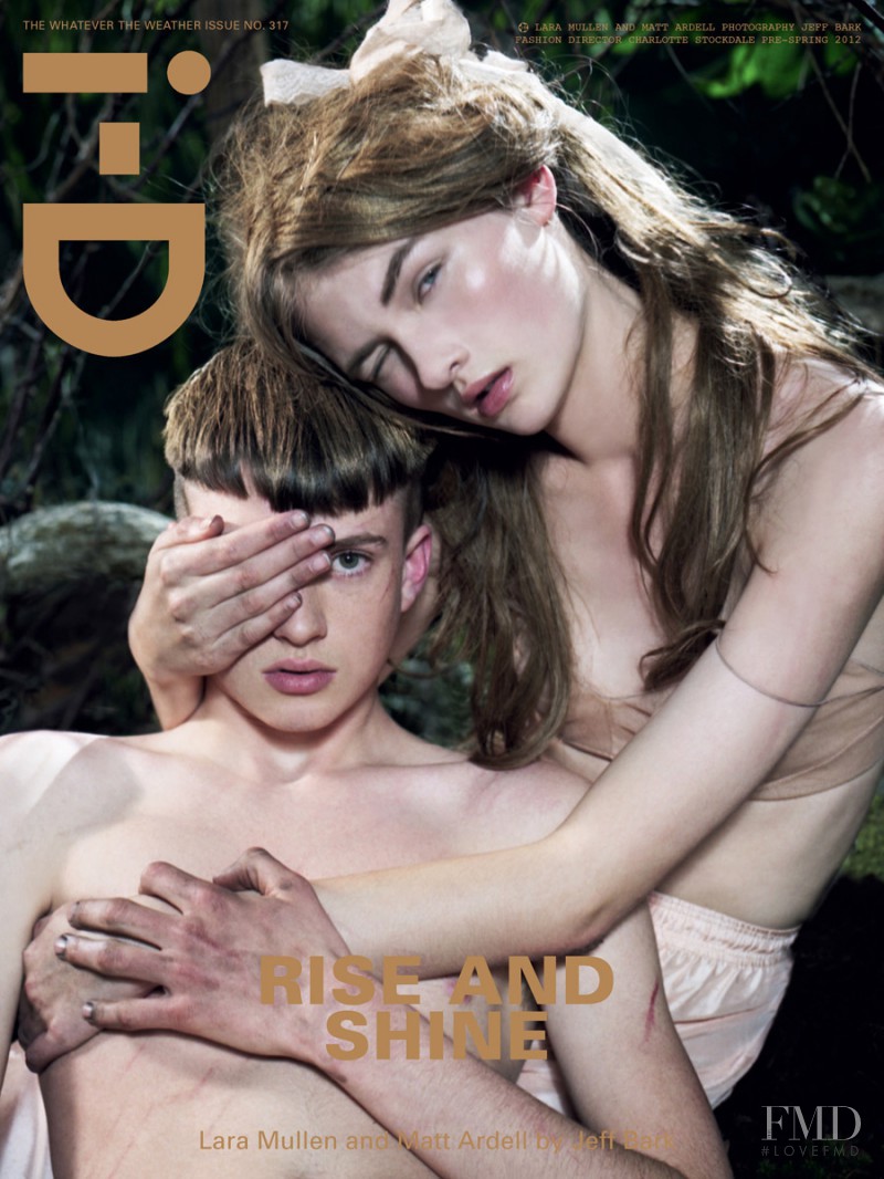 Lara Mullen featured on the i-D cover from February 2012