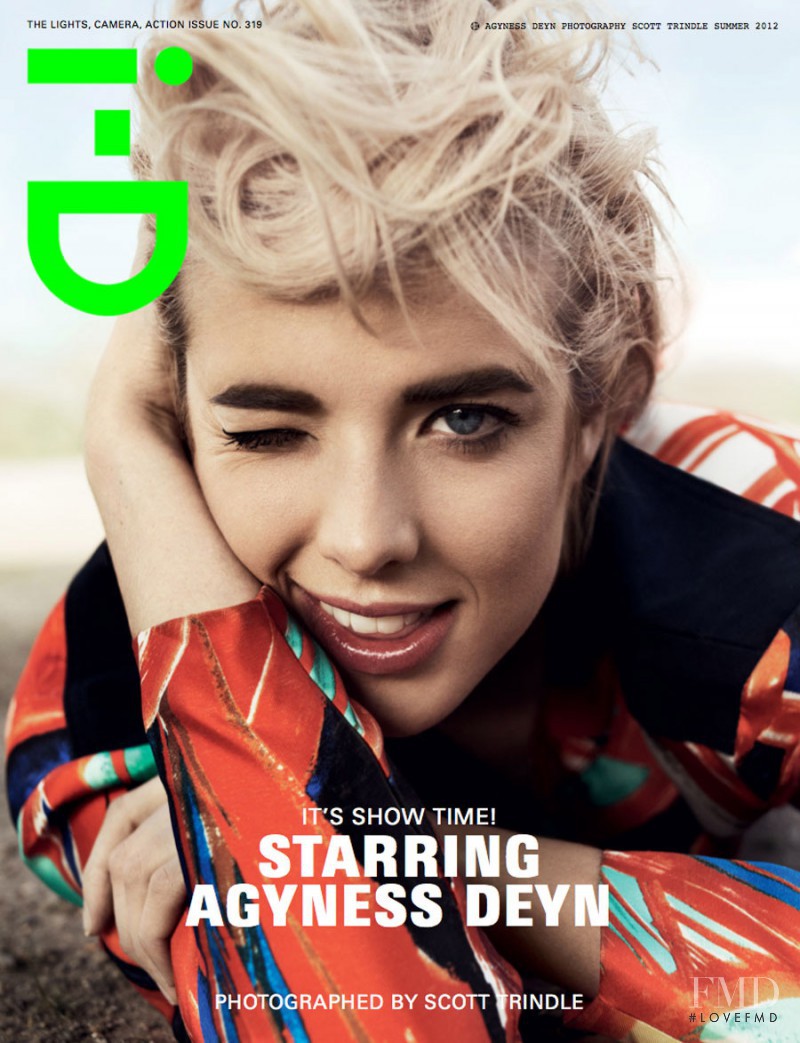 Agyness Deyn featured on the i-D cover from June 2012