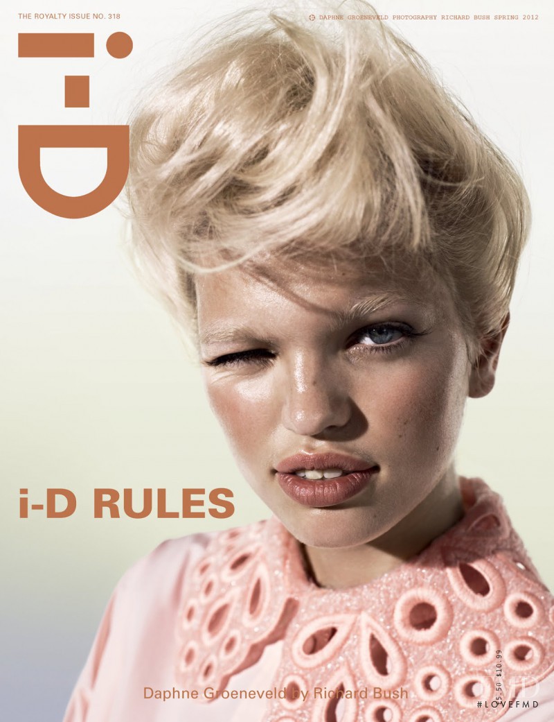 Daphne Groeneveld featured on the i-D cover from March 2012