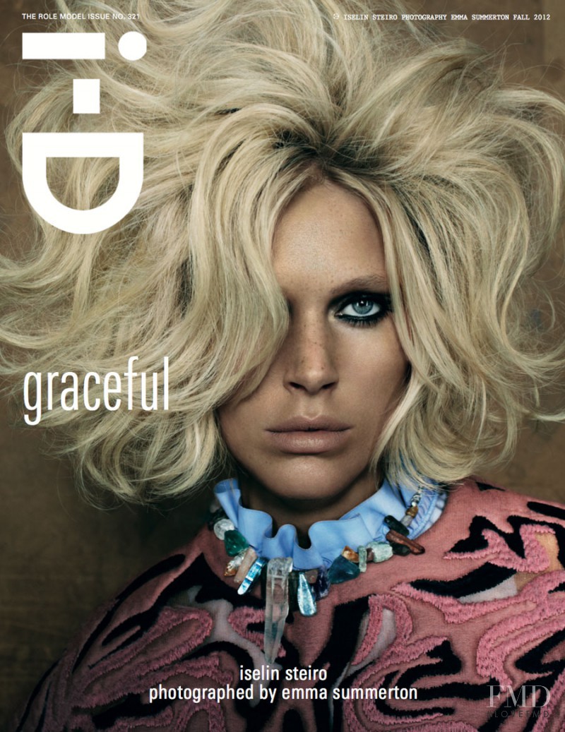 Iselin Steiro featured on the i-D cover from September 2012