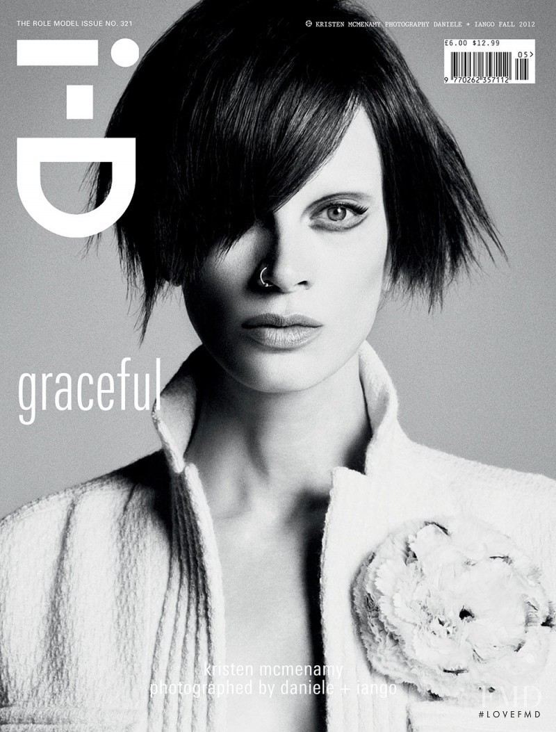 Kristen McMenamy featured on the i-D cover from September 2012