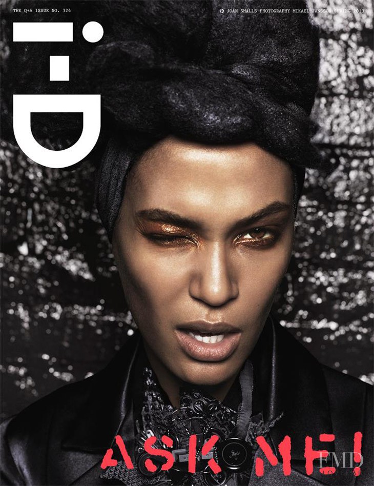 Joan Smalls featured on the i-D cover from March 2013