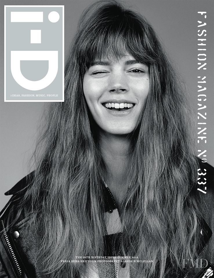 Freja Beha Erichsen featured on the i-D cover from June 2015