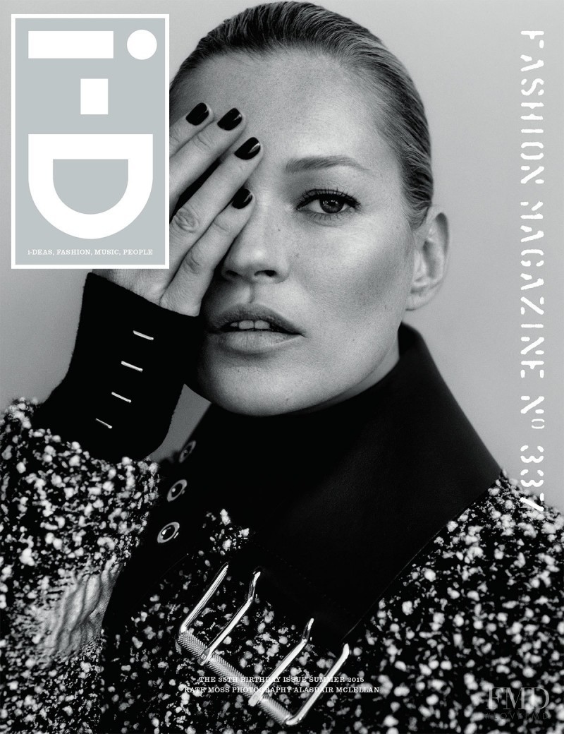 Kate Moss featured on the i-D cover from June 2015