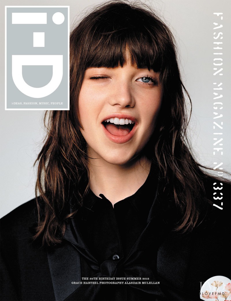 Grace Hartzel featured on the i-D cover from June 2015