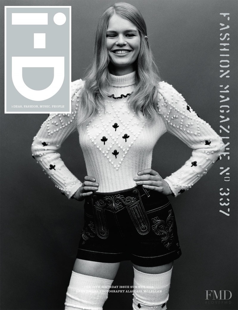 Anna Ewers featured on the i-D cover from June 2015